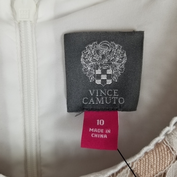 Vince Camuto Womens Lace Sleeveless Midi Dress Size 10 Cottagecore Romantic Boho - Picture 9 of 16